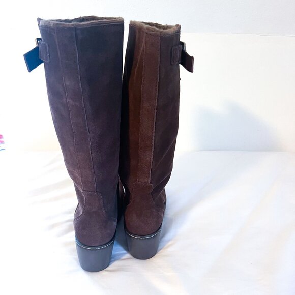 Crocs | Cobbler High Boot | Brown Suede Size 7 - Picture 11 of 15